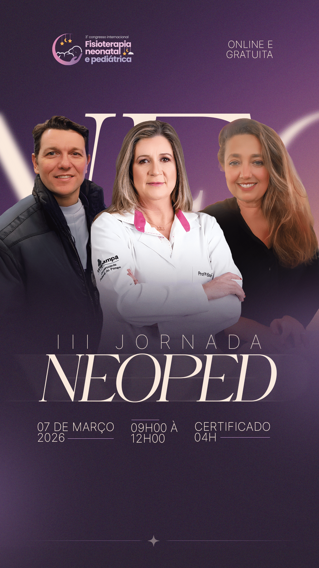 III Jornada NEOPED - Fisioterapia Neonatal e Pediátrica